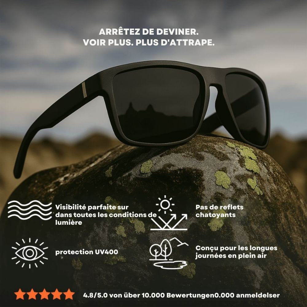 AquaVue™ | Lunettes polarisées premium pour les pêcheurs