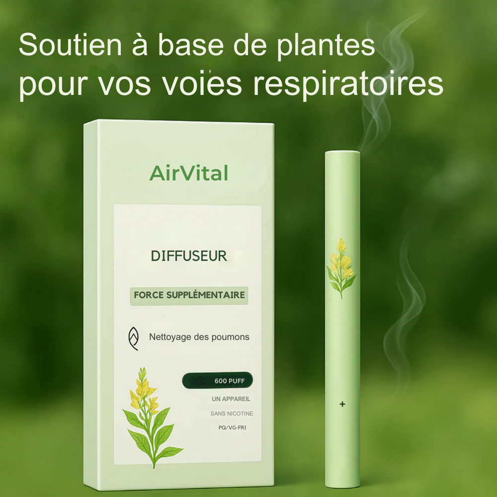AirVital™ | Alternative saine et sans nicotine pour arrêter de fumer
