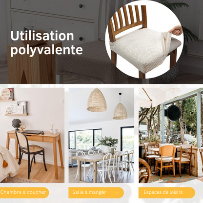 ProtègeChaise™ | Housse imperméable qui transforme vos chaises de salle à manger