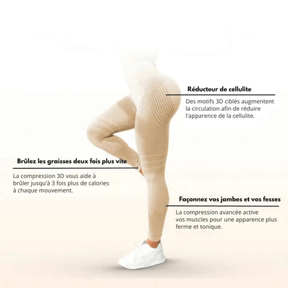 SculptFit™ | Leggings de sport qui rendent la cellulite invisible