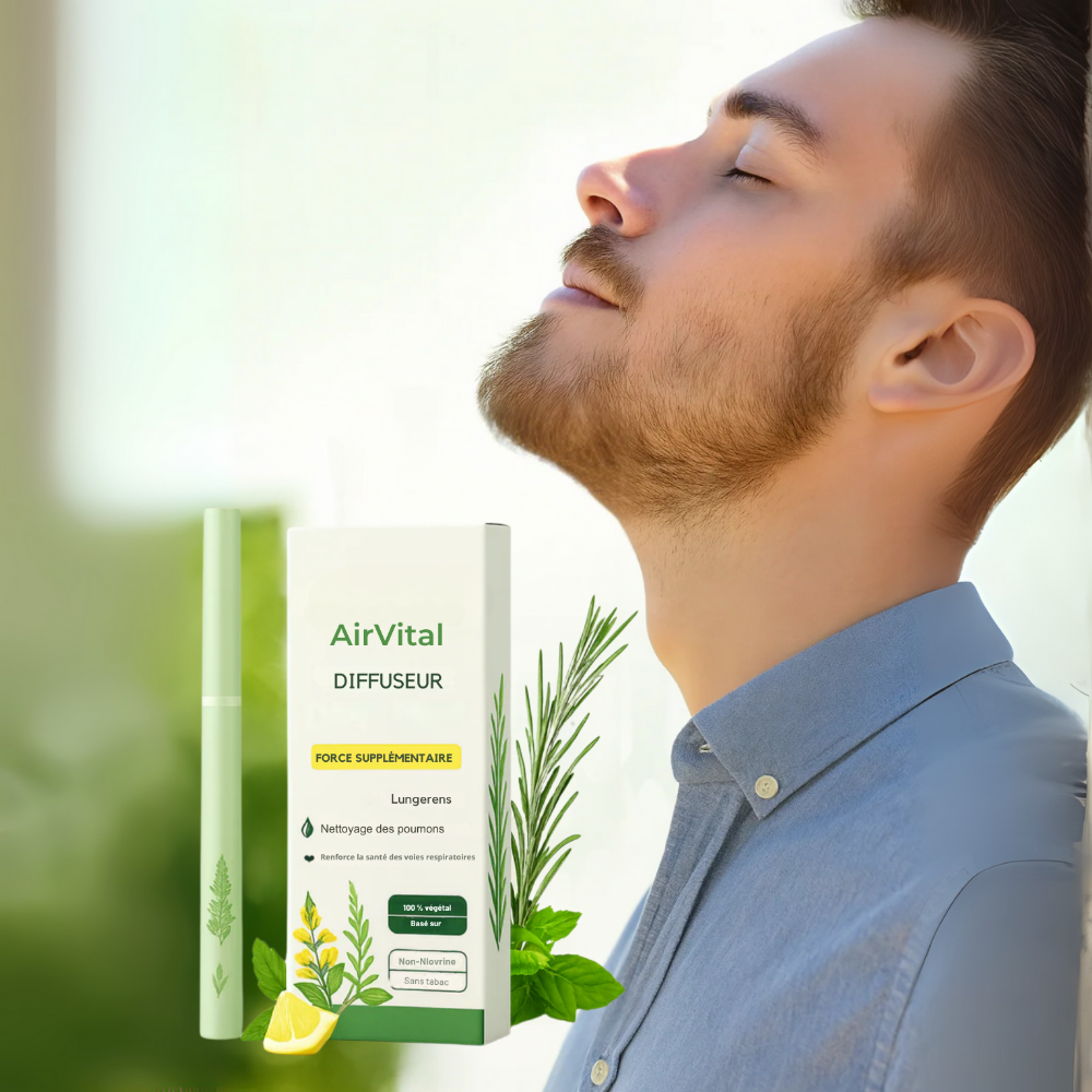 AirVital™ | Alternative saine et sans nicotine pour arrêter de fumer