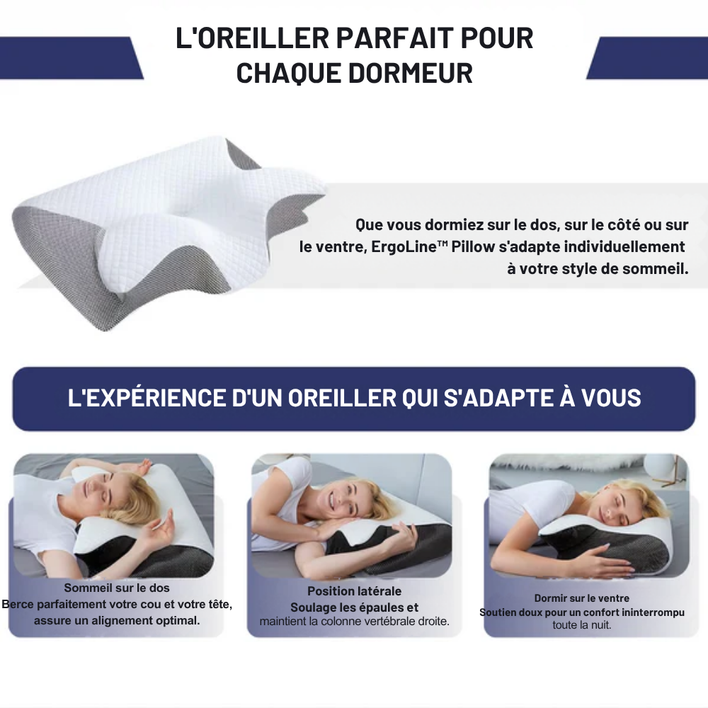ErgoLine™ | Dormez sans douleur, réveillez-vous léger